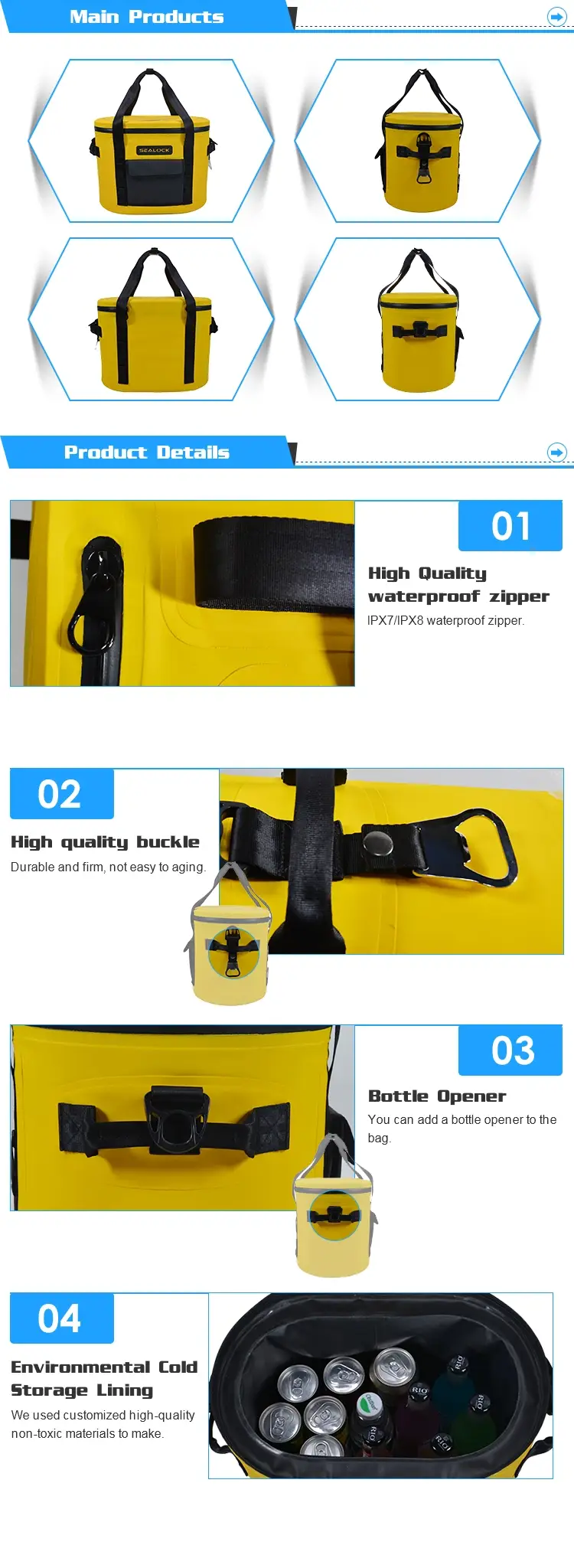 Waterproof Soft Cooler Insulated